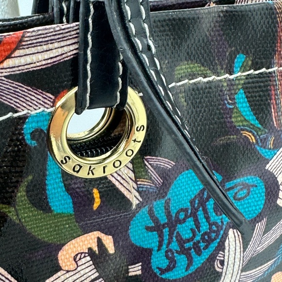 Sakroots By The Sak Artist Circle
Black Peace Boho Print Tote Bag Coated Canvas - Picture 5 of 8